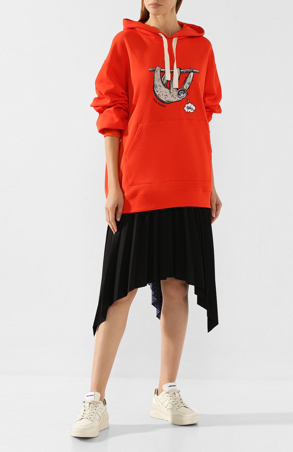 Хлопковое худи ACNE STUDIOS, арт. CI0026/W, фото 2