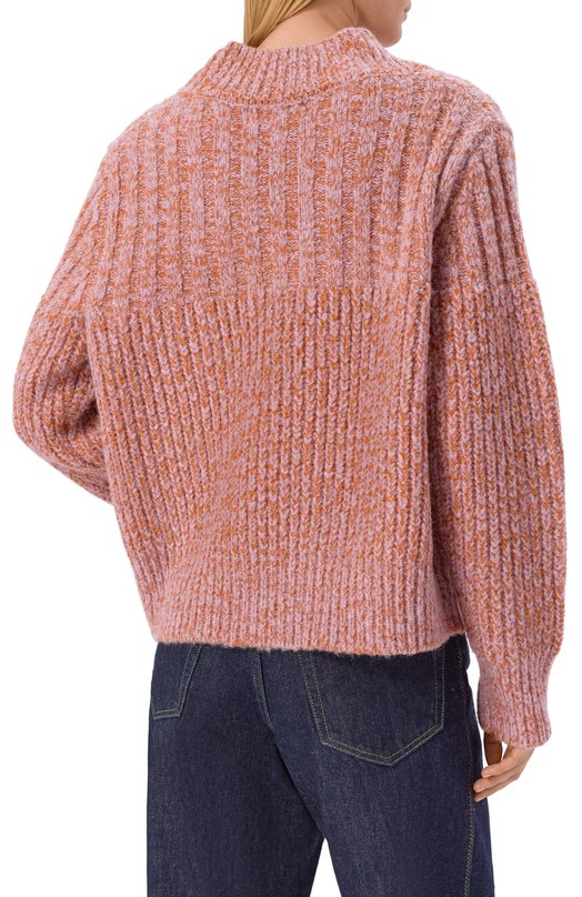 Шерстяной кардиган Dries Van Noten 252-011230-2725 Оранжевый  252-011230-2725 Фото 4