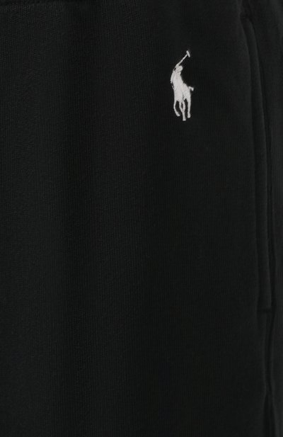 Хлопковые джоггеры POLO RALPH LAUREN черного цвета по цене 15150 руб., арт. 211752655, фото 5 Хлопковые джоггеры POLO RALPH LAUREN, арт. 211752655, фото 5