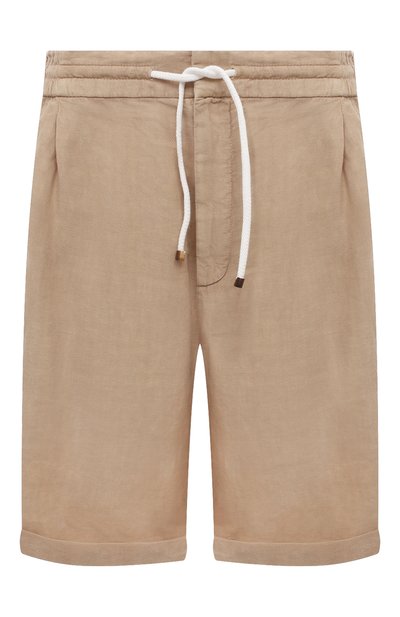 Мужские льняные шорты BRUNELLO CUCINELLI, арт. M243DU0020