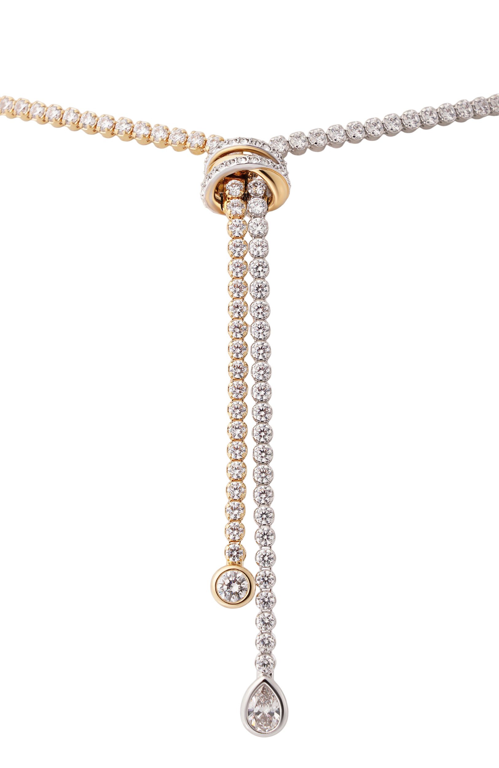 Колье hyperbola SWAROVSKI золотого цвета по цене 35400 руб., арт. 5752854, фото 3 Колье hyperbola SWAROVSKI, арт. 5752854, фото 3