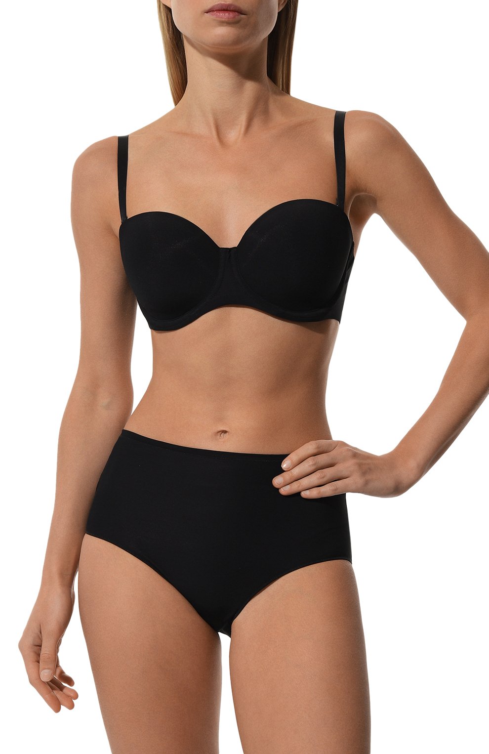 Трусы-слипы HANRO черного цвета по цене 5800 руб., арт. 071722, фото 2 Трусы-слипы HANRO, арт. 071722, фото 2