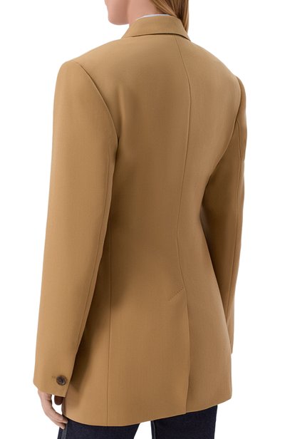 Шерстяной жакет CELINE бежевого цвета по цене 385000 руб., арт. RV15G/092D, фото 4 Шерстяной жакет CELINE, арт. RV15G/092D, фото 4