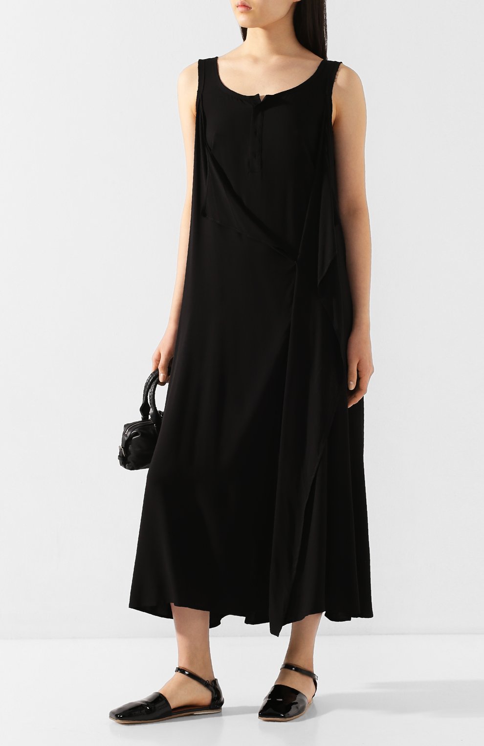 Платье из вискозы YOHJI YAMAMOTO, арт. NN-D02-209, фото 2