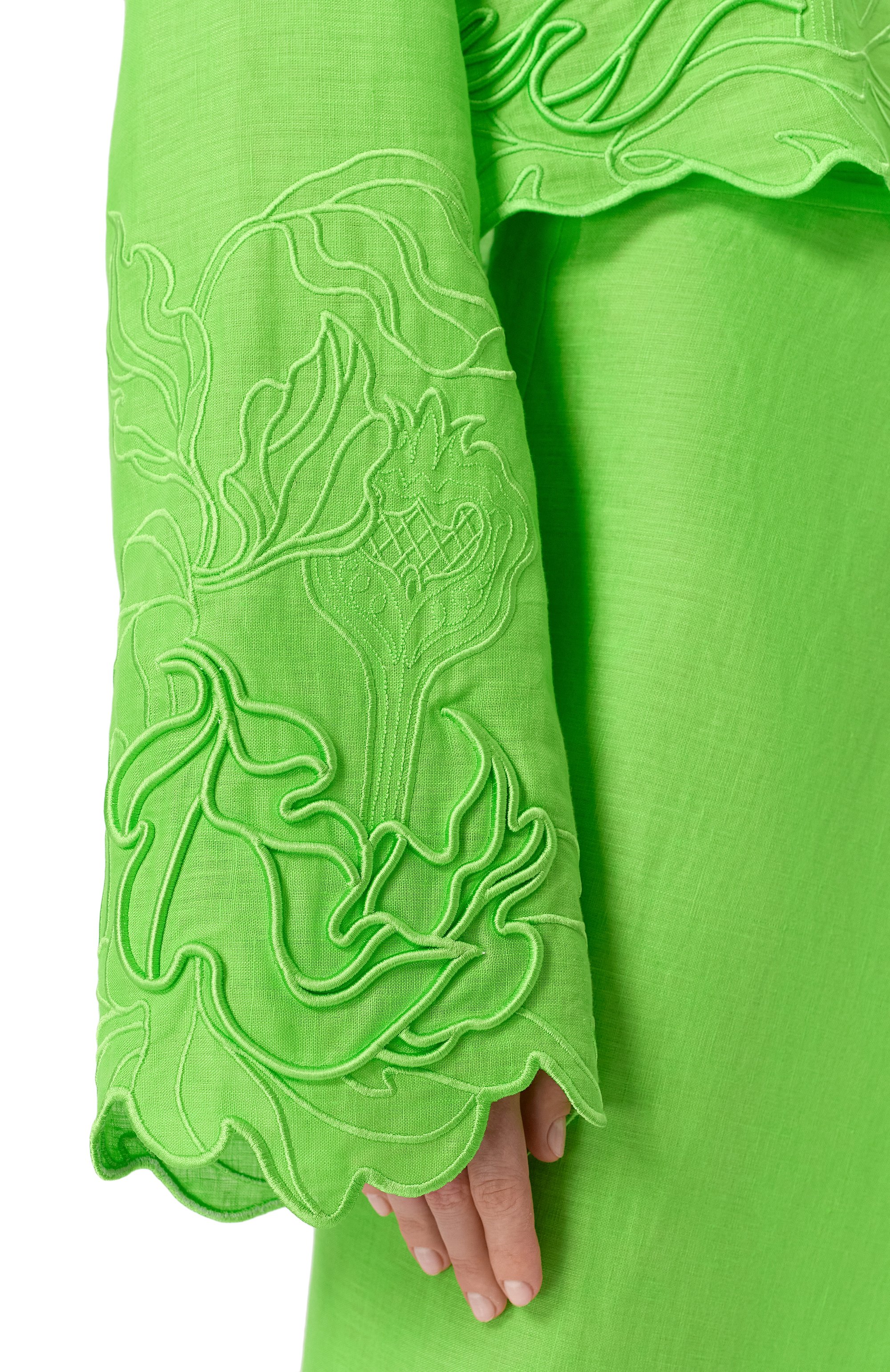 Льняной топ AKHMADULLINA, арт. 1125.2BL604/L517, фото 5