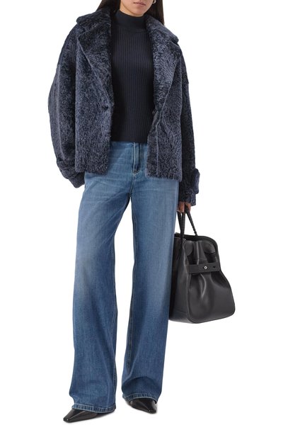 Дубленка из овчины MANZONI24, арт. 25M1295R-S35N, фото 2