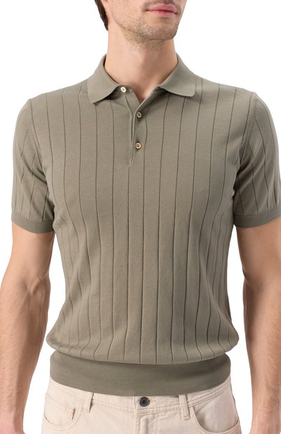 Хлопковое поло CORNELIANI, арт. 25M512-2525153, фото 5