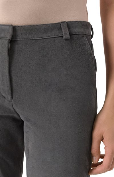 Замшевые брюки 12 STOREEZ, арт. 127840, фото 5