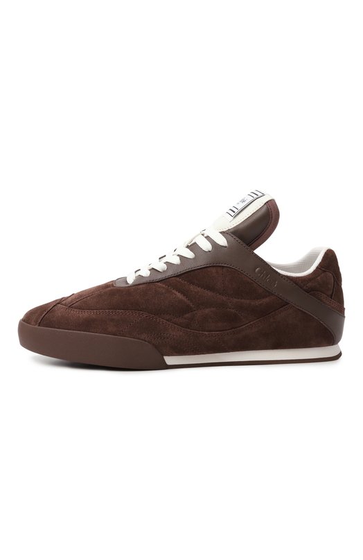 Замшевые кеды Kick Chloé CHC25A07IMS Коричневый  CHC25A07IMS Фото 4