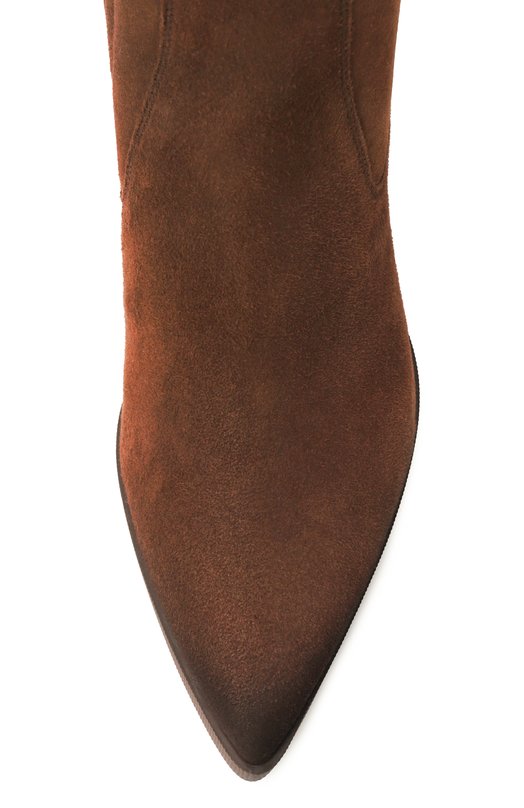 Замшевые сапоги Santoni WSEG71937PC4AHGI Коричневый  WSEG71937PC4AHGI Фото 6