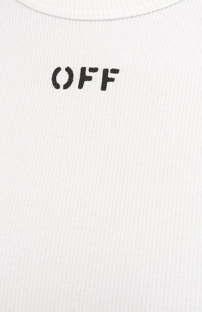Хлопковая футболка OFF-WHITE, арт. 0WAA065R21JER001, фото 5