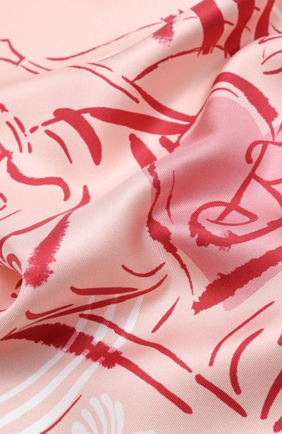 Шелковый платок BURBERRY розового цвета по цене 59950 руб., арт. 8127727, фото 3 Шелковый платок BURBERRY, арт. 8127727, фото 3