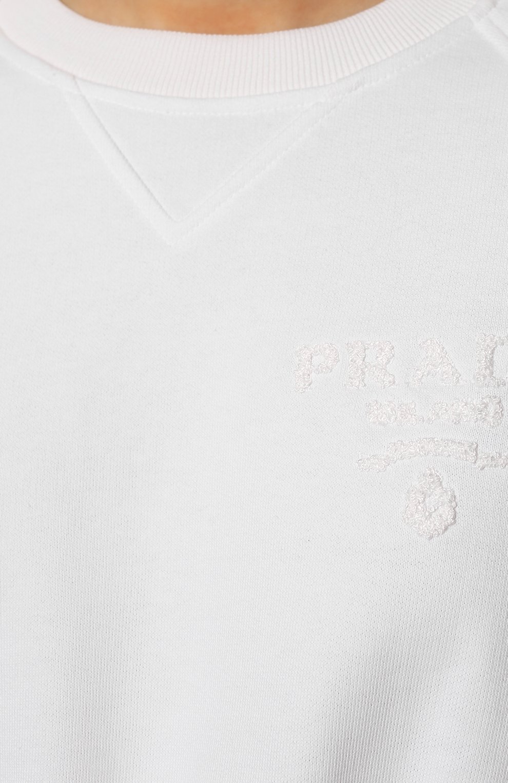 Хлопковый свитшот PRADA, арт. 134649-10J0-F0009-221, фото 5