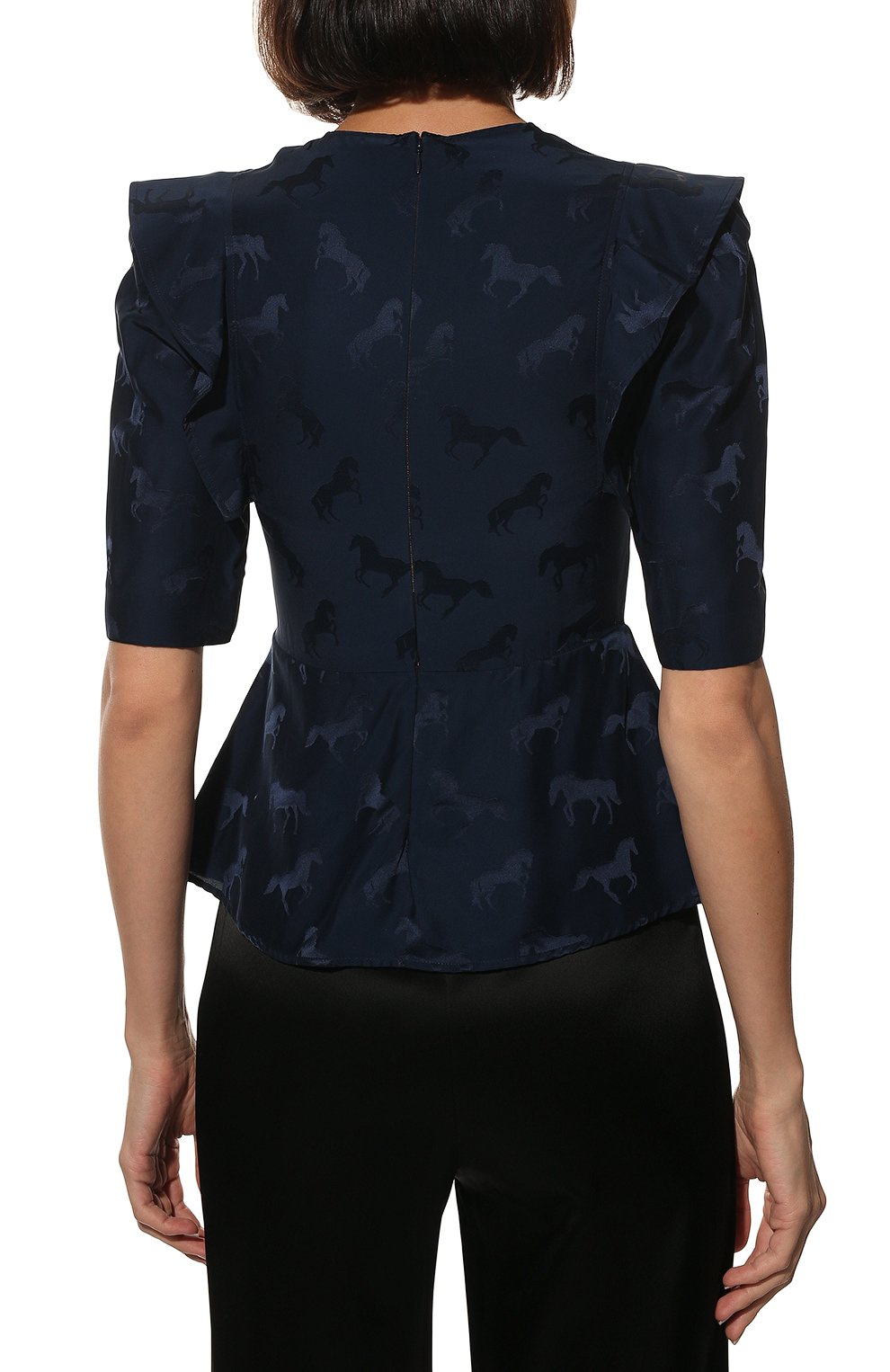 Блузка из смеси шелка и вискозы STELLA MCCARTNEY, арт. 599865/SNA57, фото 4