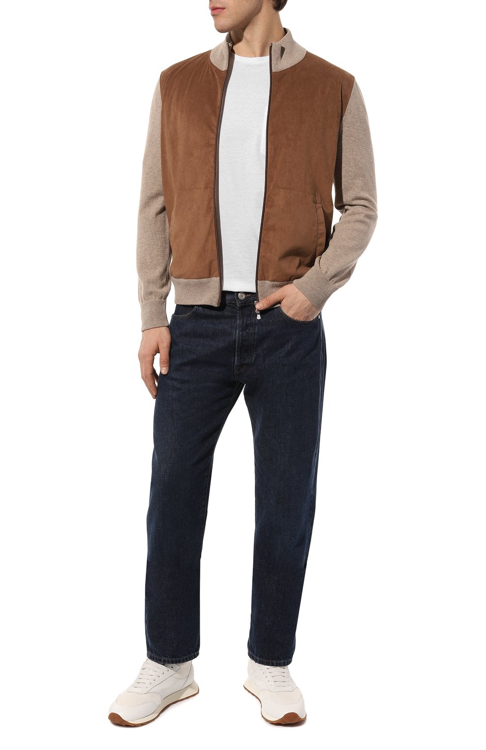 Кардиган из шерсти и кашемира GRAN SASSO бежевого цвета по цене 49100 руб., арт. 57155/19657, фото 2 Кардиган из шерсти и кашемира GRAN SASSO, арт. 57155/19657, фото 2