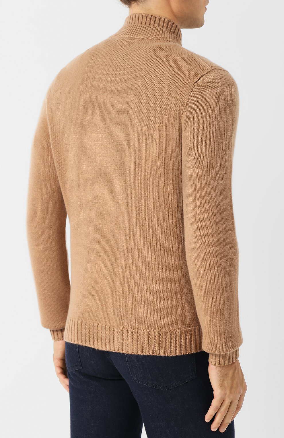 Кашемировый джемпер с воротником стойкой на молнии BRIONI, арт. UMEC0L/07K28, фото 4