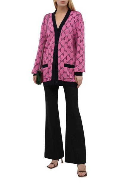 Кардиган из шерсти и хлопка GUCCI, арт. 662036/XKBXI, фото 2
