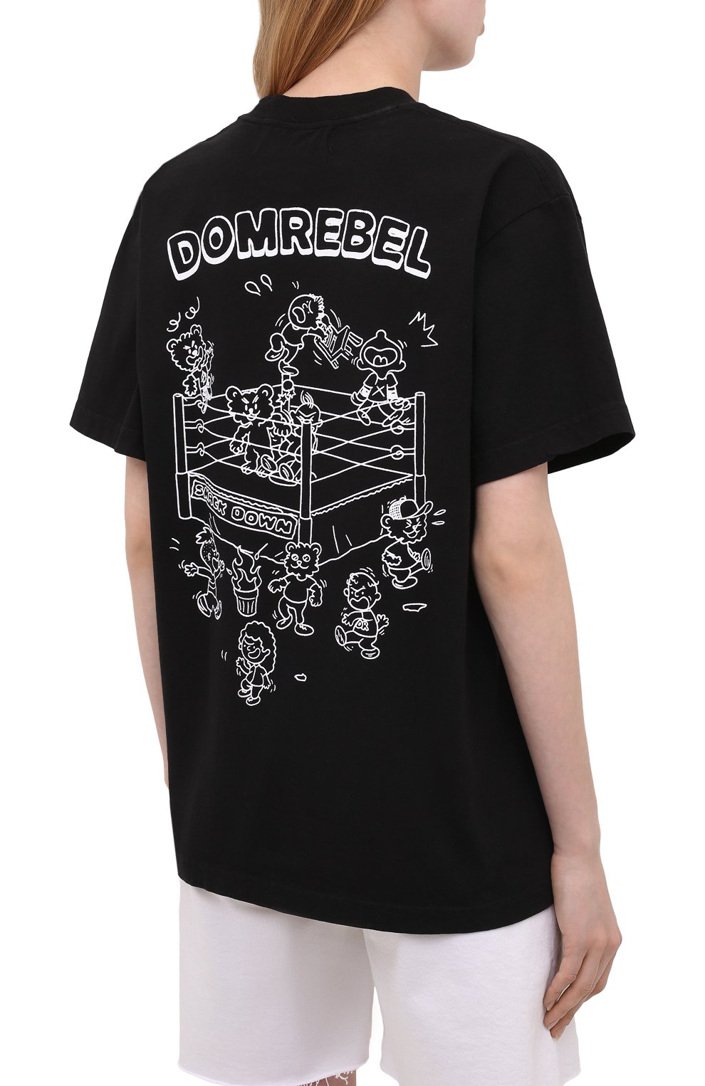 Хлопковая футболка DOMREBEL, арт. FACE-0FF/T-SHIRT, фото 4
