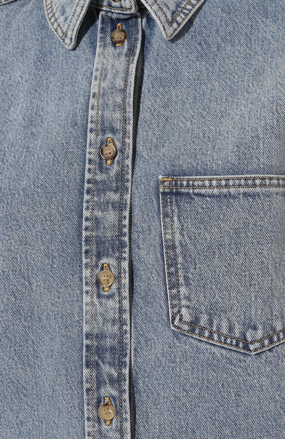 Джинсовая рубашка TOTEME, арт. 243-WRT0330-FB0045, фото 5