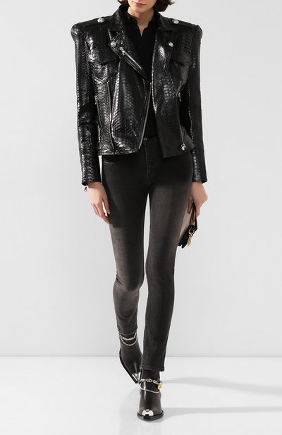 Куртка из кожи питона BALMAIN, арт. SF18360/L068/PRET, фото 2