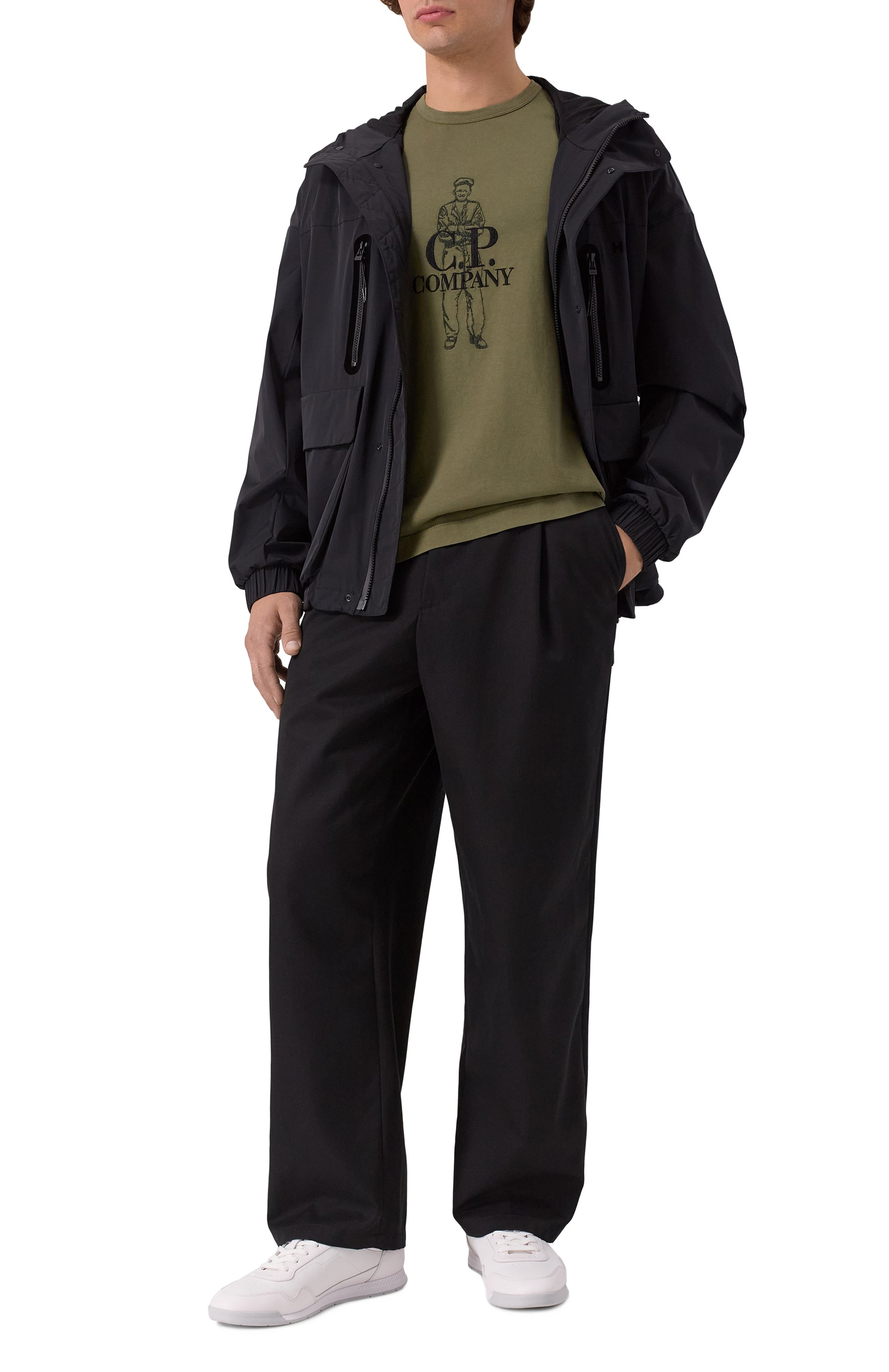 Хлопковая футболка C.P. COMPANY, арт. 18CMTS288A0060570, фото 2