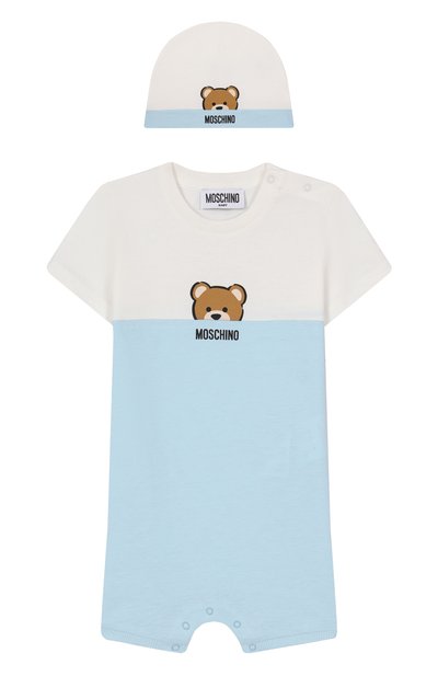 Комплект из песочника и шапки MOSCHINO, арт. MUY089/LAA27