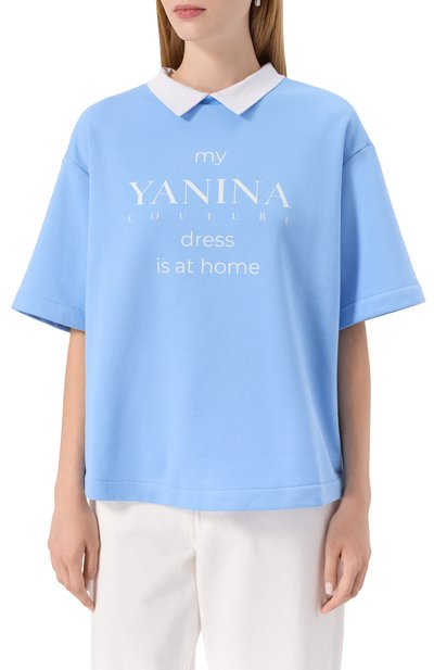 Хлопковая футболка YANINA, арт. 0-3073C, фото 3