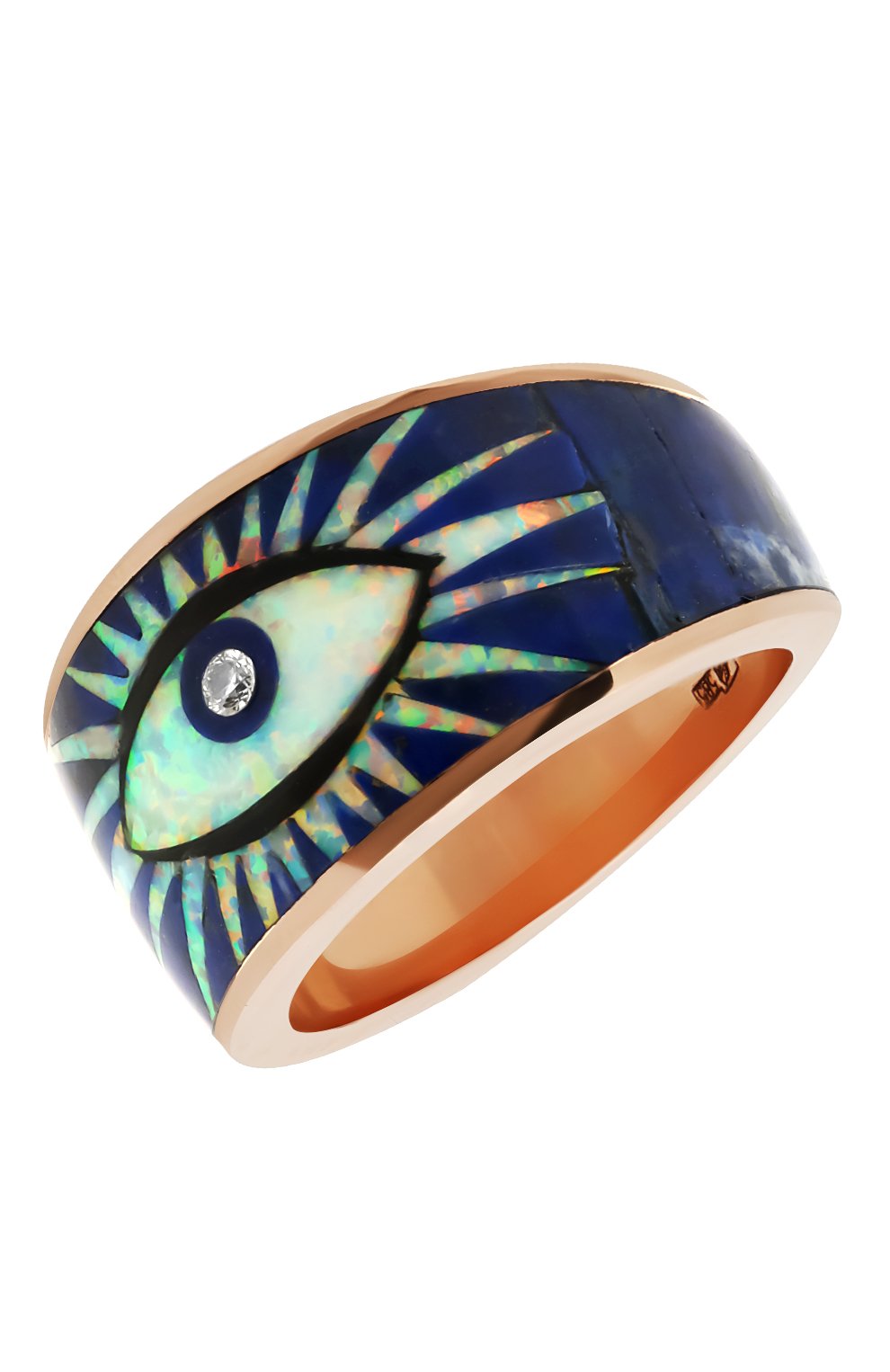 Кольцо JACQUIE AICHE бесцветного цвета по цене 787750 руб., арт. 2012054, фото 2 Кольцо JACQUIE AICHE, арт. 2012054, фото 2