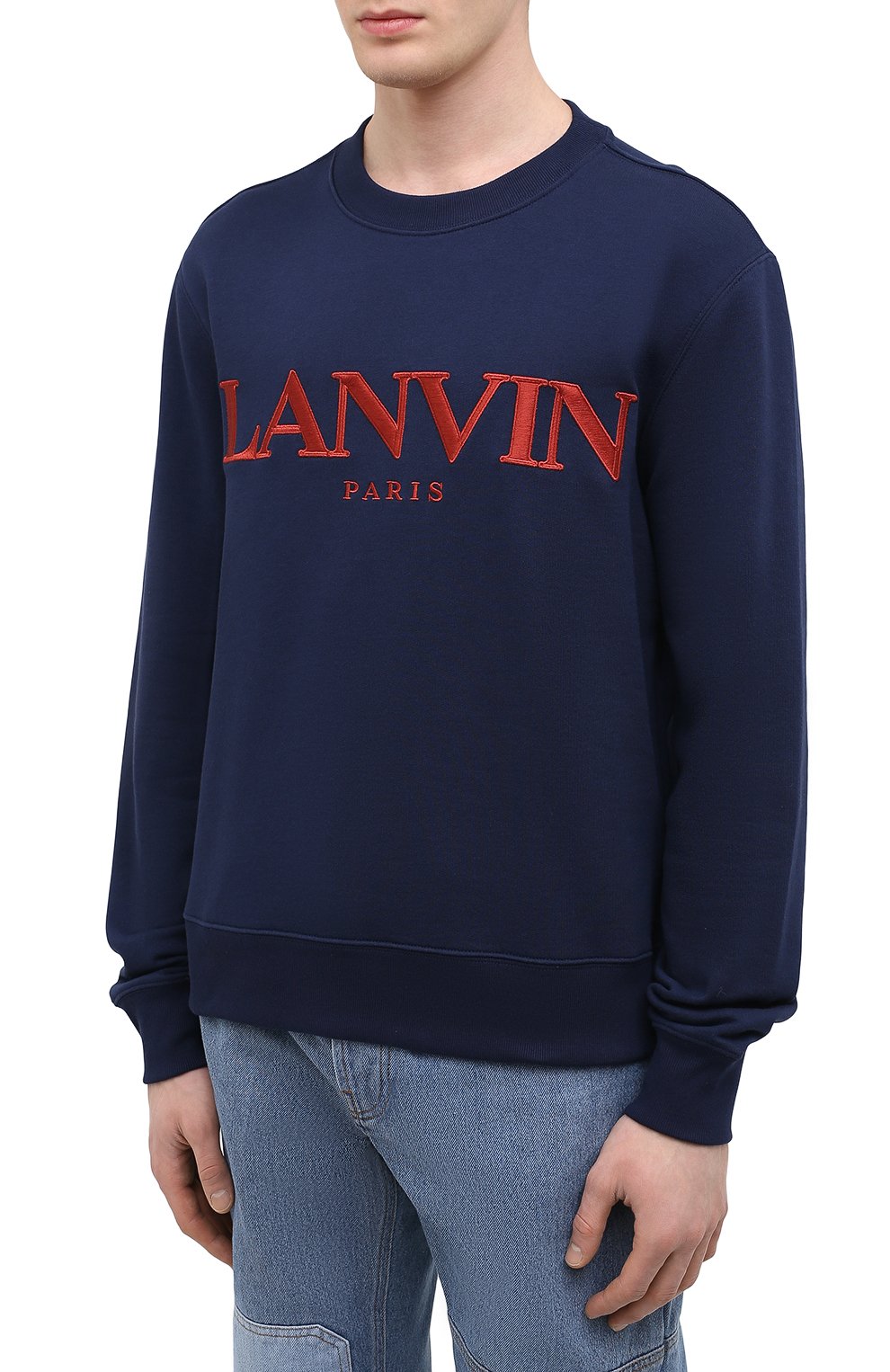 Хлопковый свитшот LANVIN, арт. RM-JE0016-JR32-P21, фото 3