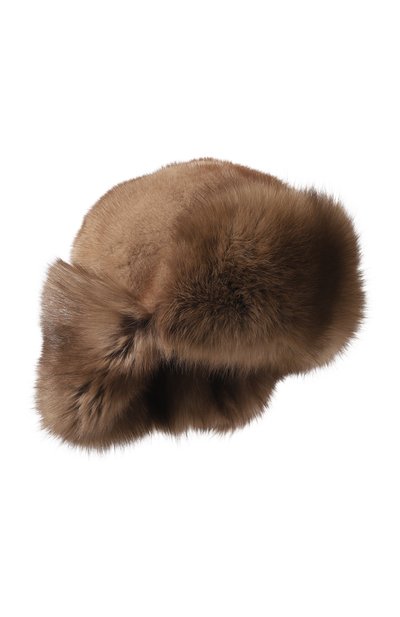 Меховая шапка-ушанка майкл и з соболя и норки FURLAND, арт. 0201419710019100013, фото 3