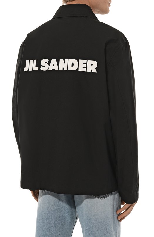 Хлопковая куртка Jil Sander J23BN0003-J45071 Чёрный  J23BN0003-J45071 Фото 4