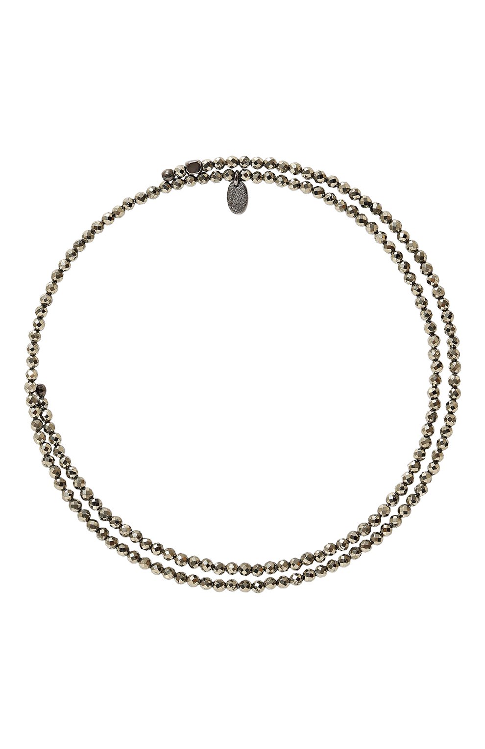Колье BRUNELLO CUCINELLI серебряного цвета по цене 76500 руб., арт. MC0W9LP45, фото 1 Колье BRUNELLO CUCINELLI, арт. MC0W9LP45, фото 1
