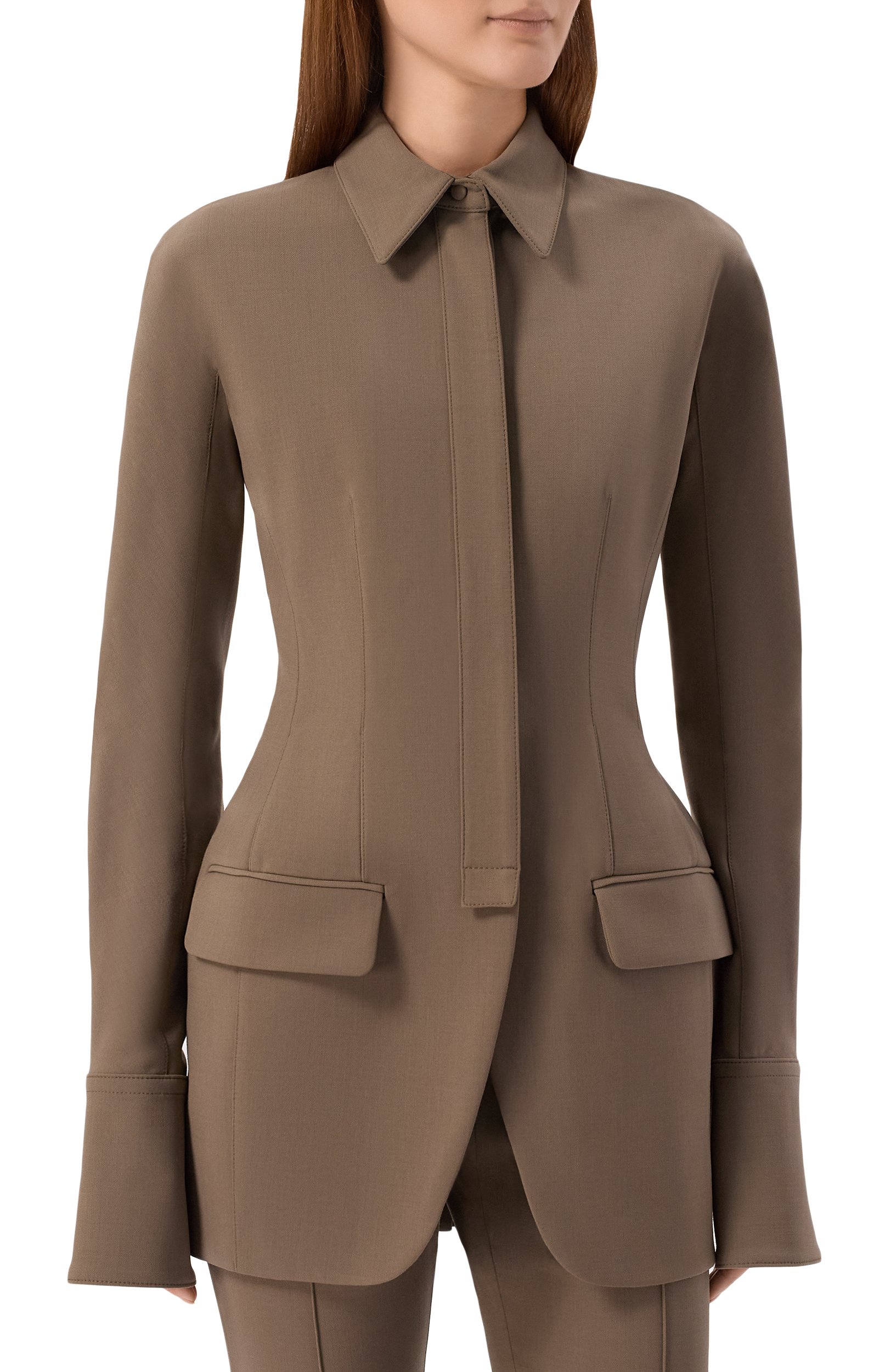 Шерстяной жакет MUGLER, арт. 26F1VE04831035, фото 3