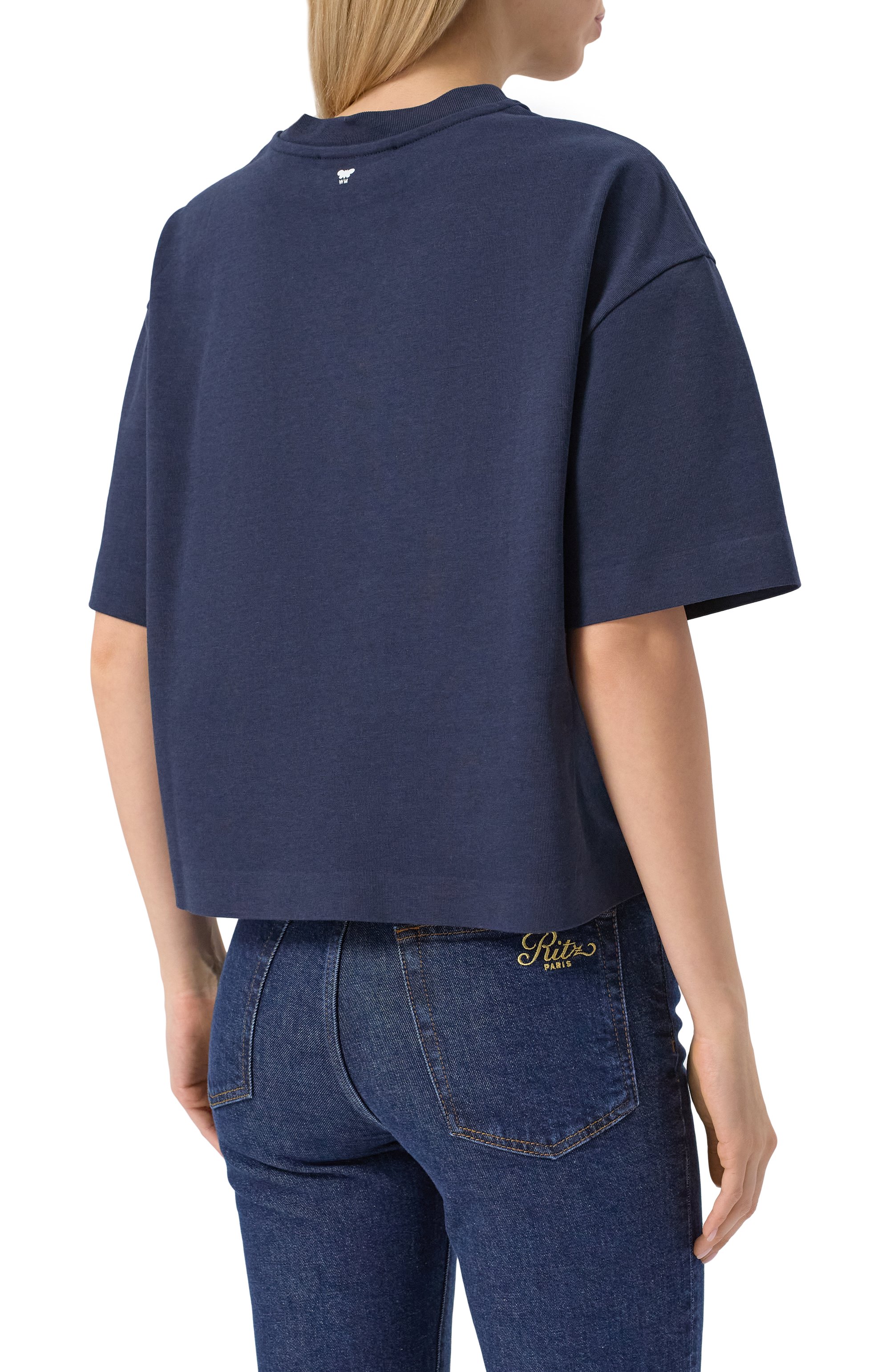 Футболка из хлопка и вискозы WEEKEND MAX MARA, арт. GE0RGIA, фото 4