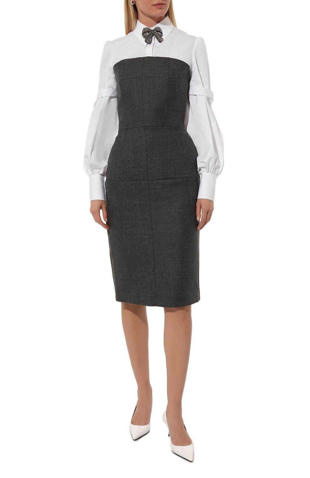 Хлопковая рубашка OFF-WHITE, арт. 0WGE020S24FAB001, фото 2