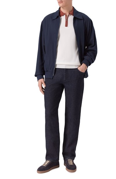 Поло из хлопка и шелка ZILLI, арт. KZP002M0142VUC000, фото 2