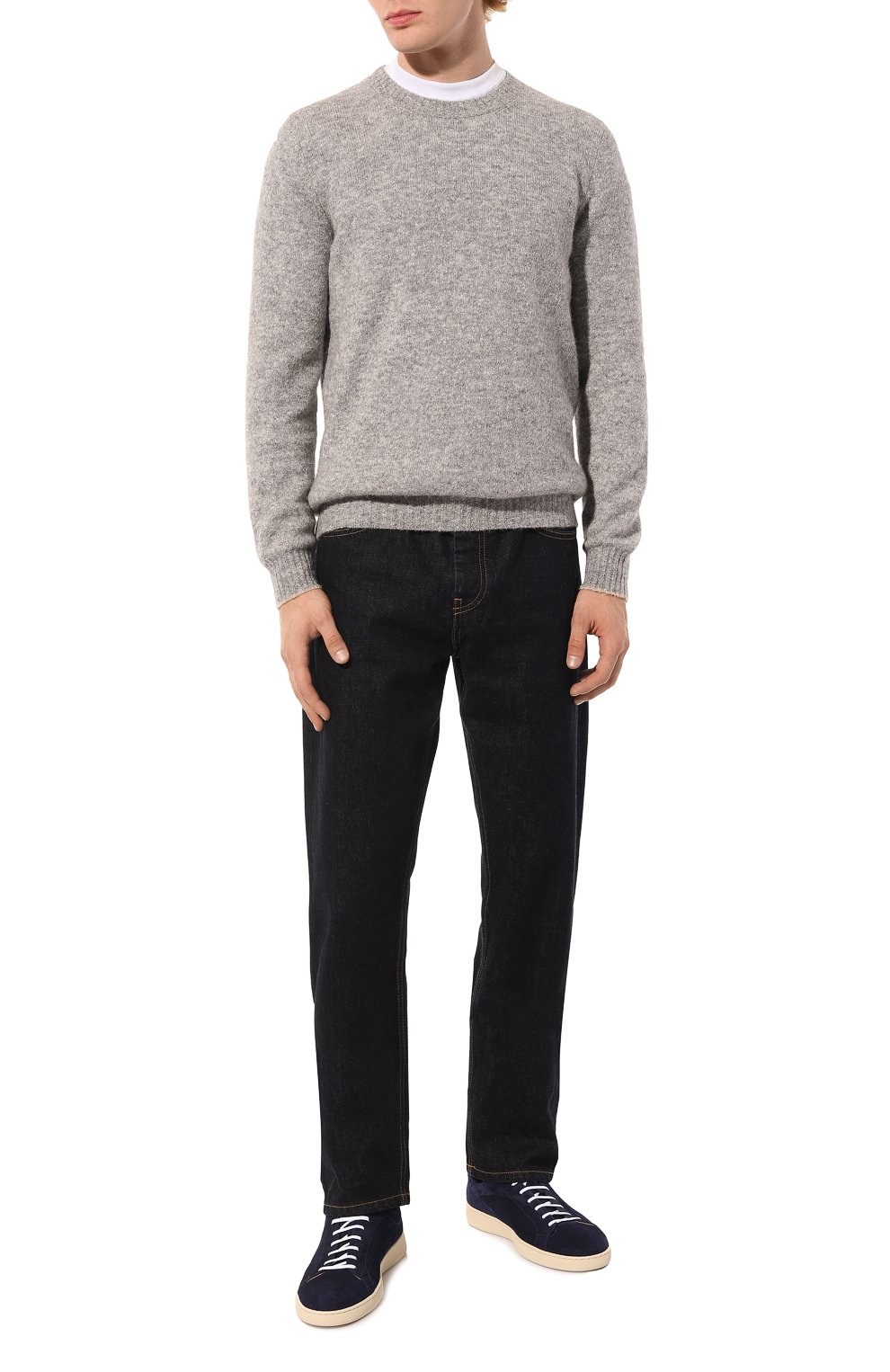 Замшевые кеды KITON, арт. USSTEN2NX0021, фото 2