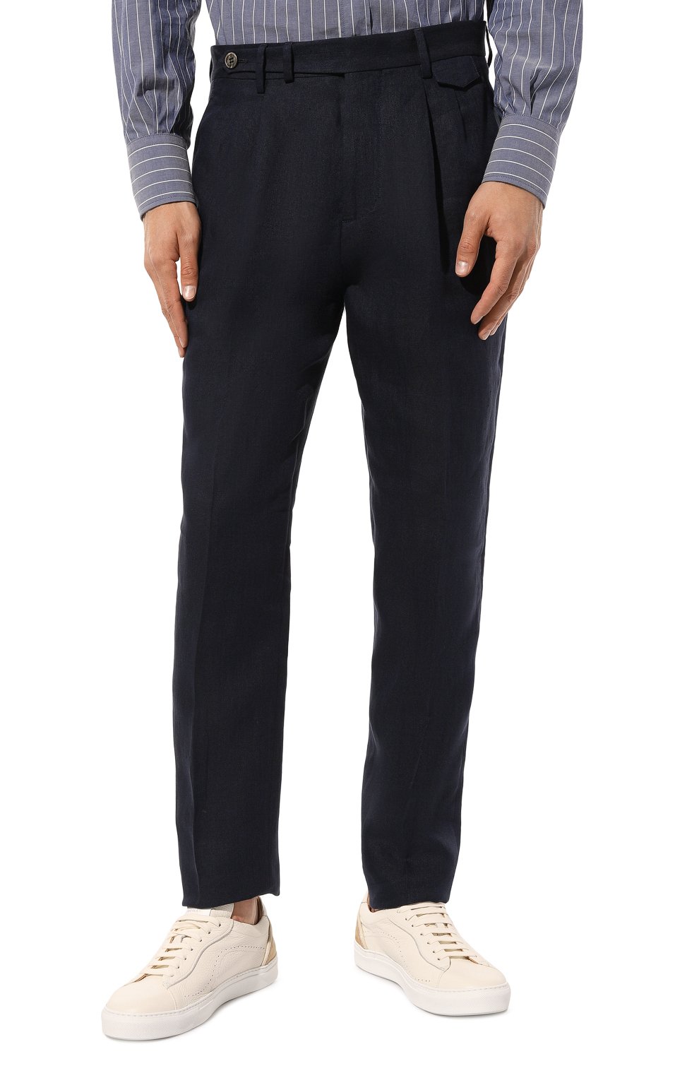 Льняные брюки BRUNELLO CUCINELLI, арт. MS442B6221, фото 3