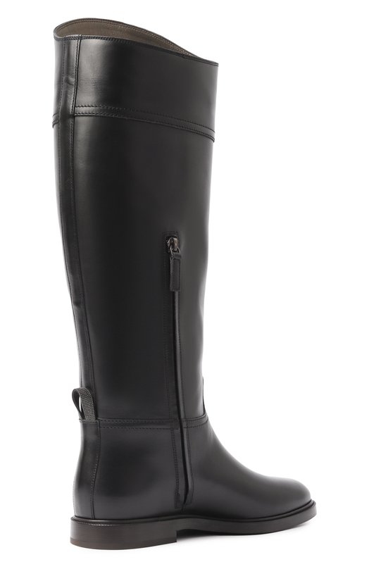 Кожаные сапоги Brunello Cucinelli MZ0LC3039P Чёрный  MZ0LC3039P Фото 5