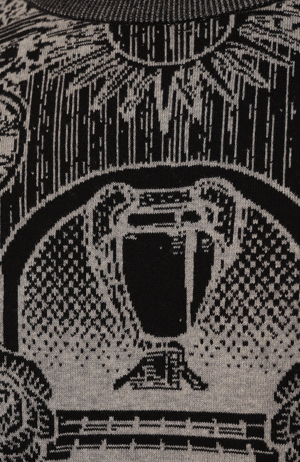 Хлопковый джемпер LES BENJAMINS черно-белого цвета по цене 25850 руб., арт. LB23SSH0EMUKN-004, фото 5 Хлопковый джемпер LES BENJAMINS, арт. LB23SSH0EMUKN-004, фото 5