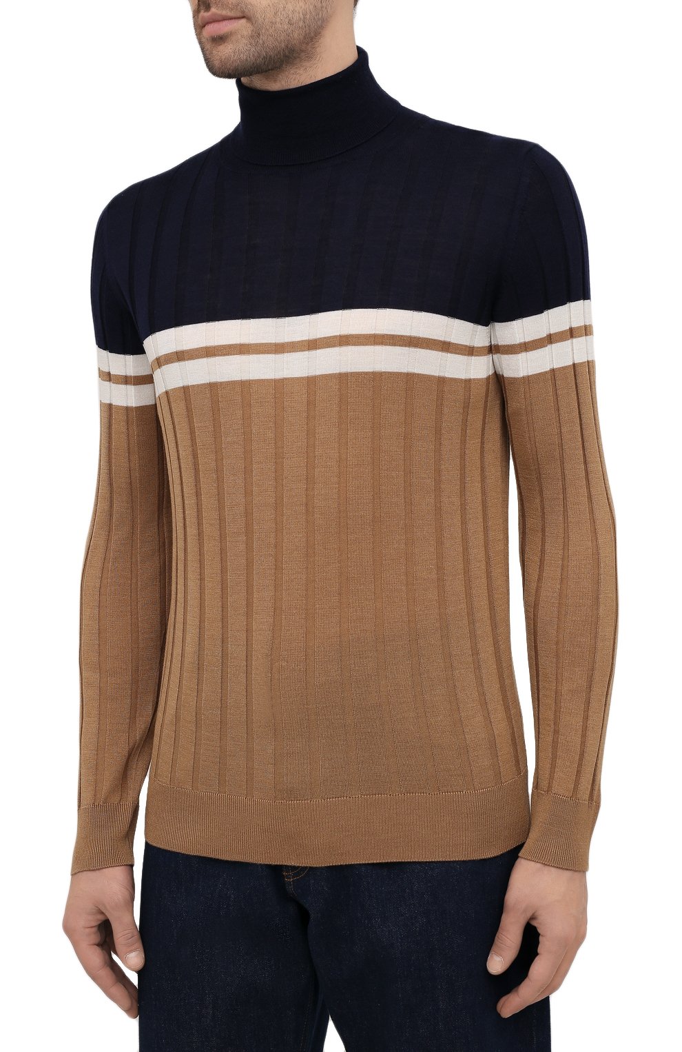 Водолазка из шерсти и шелка ELEVENTY PLATINUM, арт. D76MAGD30 MAG0D017, фото 3