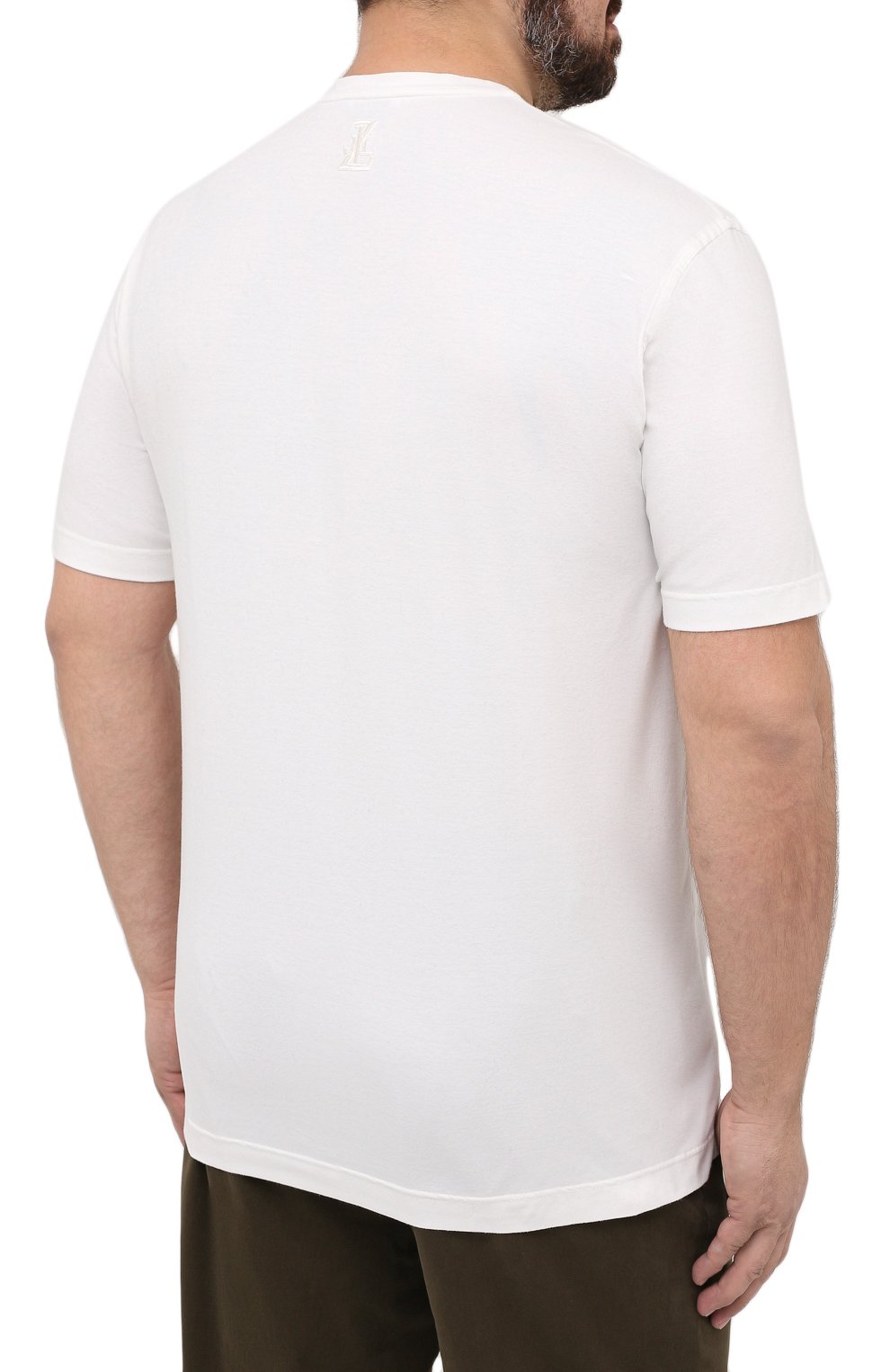 Хлопковая футболка ZILLI SPORT, арт. MFU-13075-447782/0014/5XL-8XL, фото 4