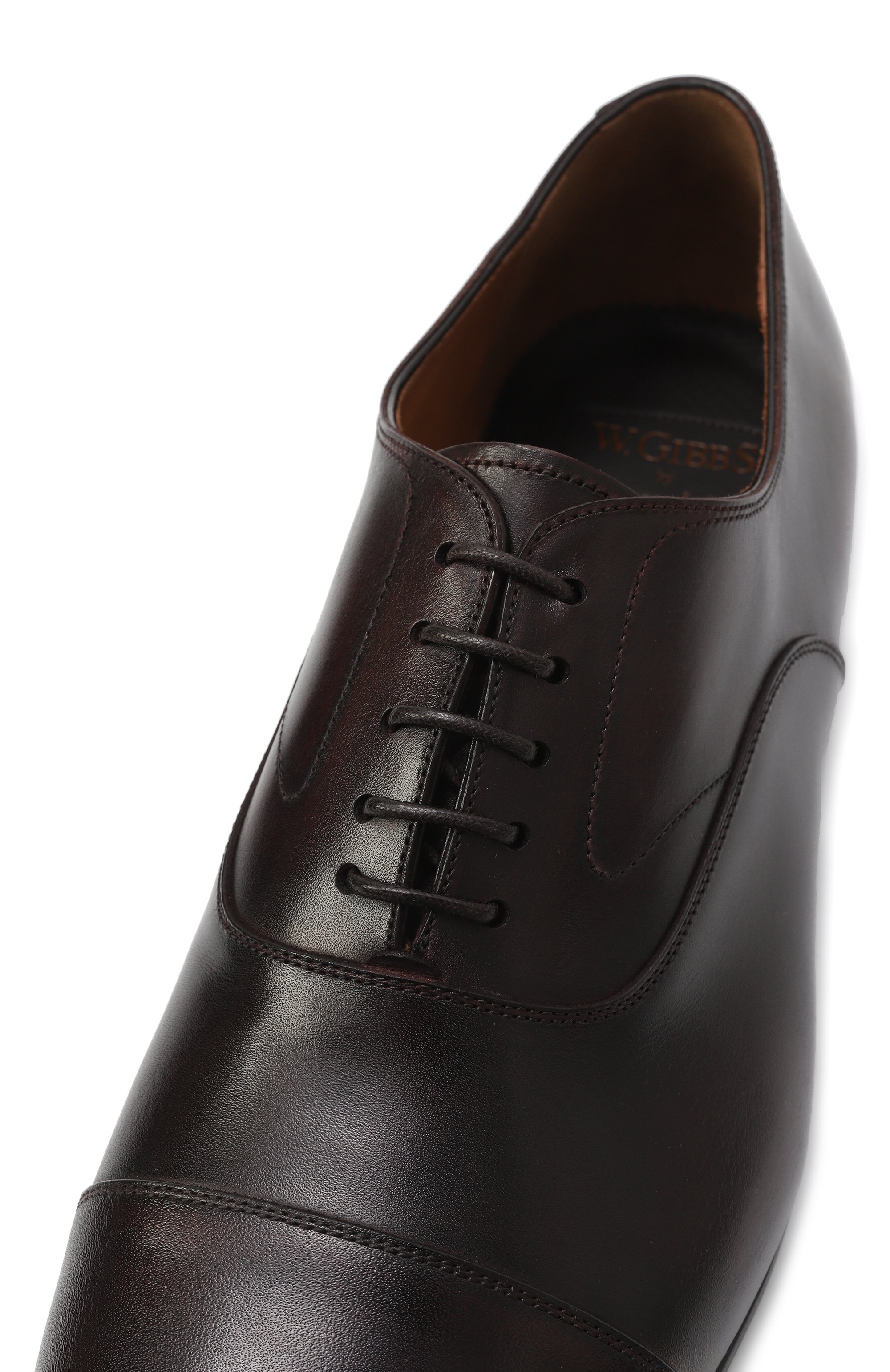 Кожаные оксфорды W.GIBBS, арт. 0801045/C0RTINA, фото 7