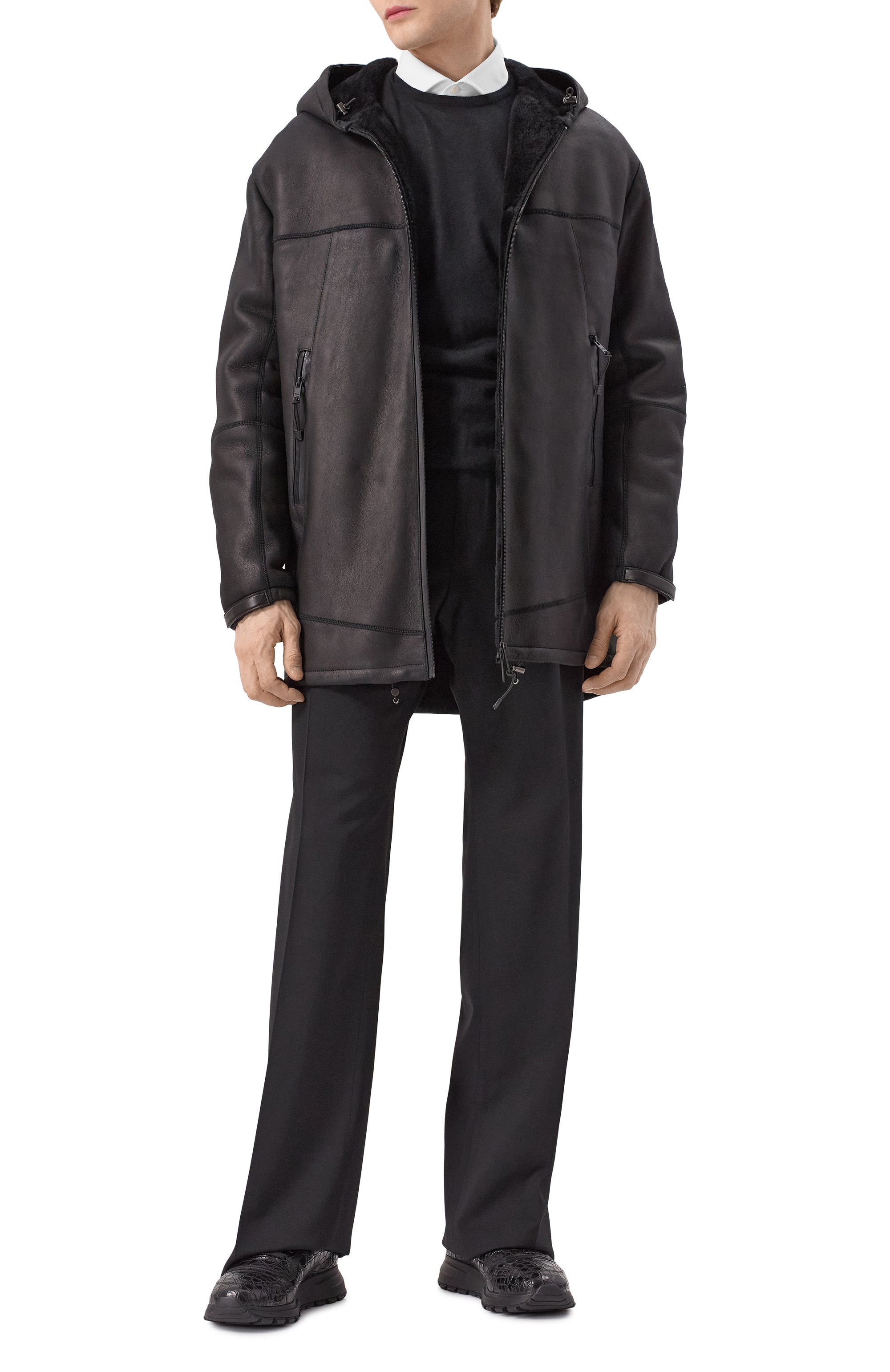 Кроссовки из кожи каймана PRADA, арт. 4E3388-3L3D-F0002-A000, фото 2