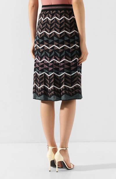 Юбка из смеси шерсти и хлопка M MISSONI разноцветного цвета по цене 42850 руб., арт. 2DH00060/2K001Z, фото 4 Юбка из смеси шерсти и хлопка M MISSONI, арт. 2DH00060/2K001Z, фото 4