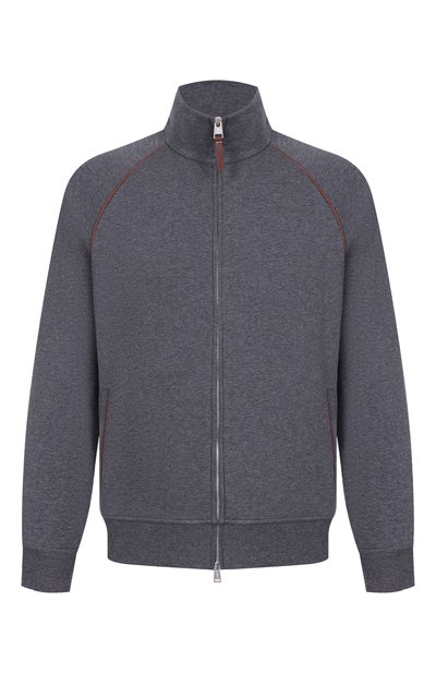 Мужской хлопковая толстовка BRUNELLO CUCINELLI, арт. MW8639087G