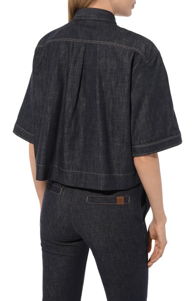 Джинсовая рубашка BRUNELLO CUCINELLI, арт. M0F28MH636, фото 4