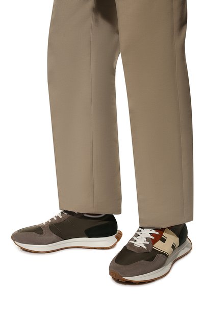 Комбинированные кроссовки HOGAN, арт. HXM6010EG00N3K, фото 3