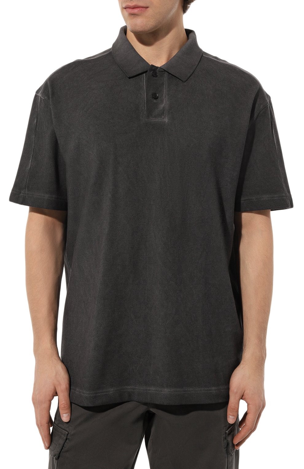 Хлопковое поло BOSS ORANGE, арт. 50483482, фото 3