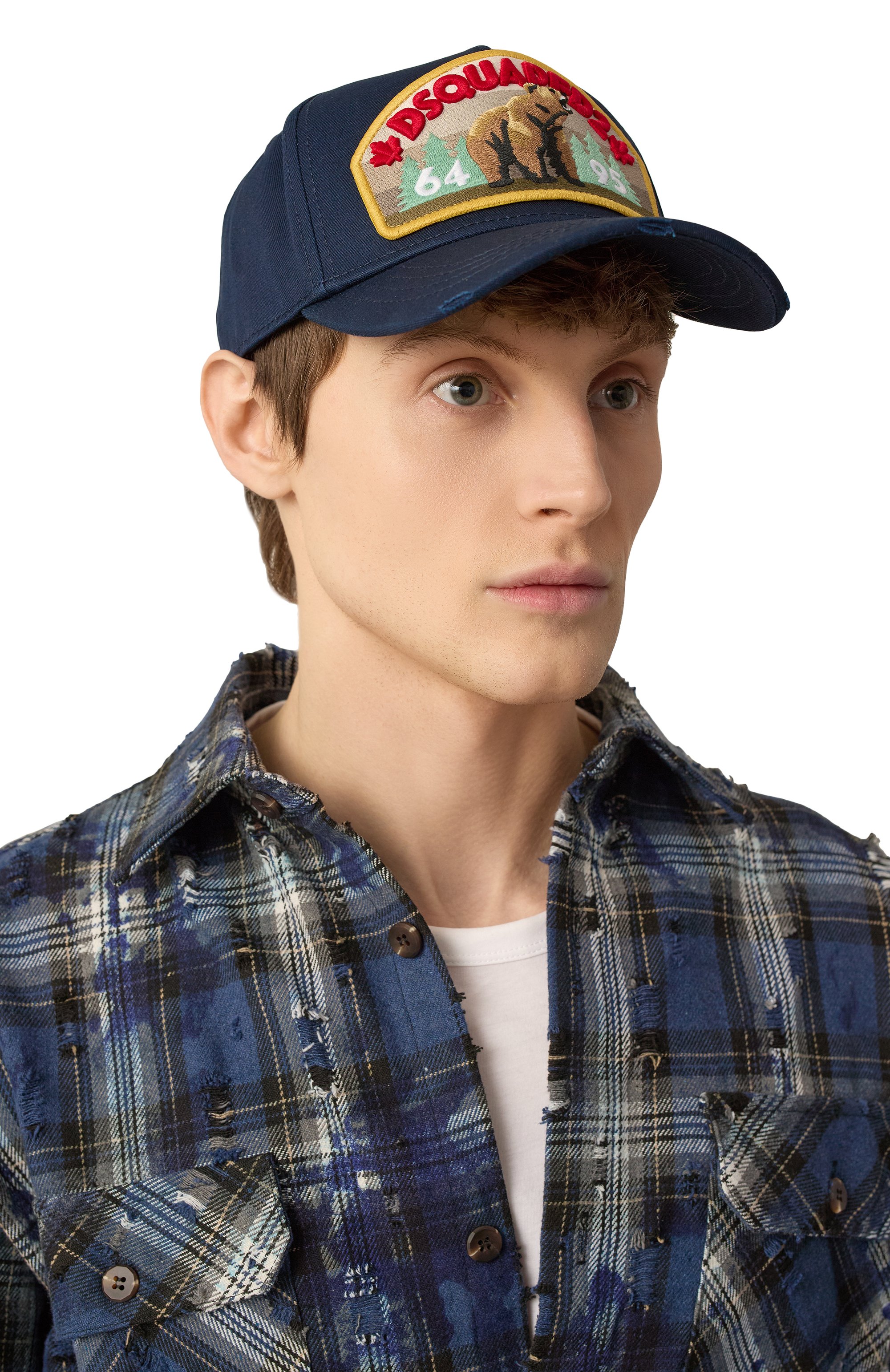 Хлопковая бейсболка DSQUARED2, арт. BCM0875/05C00001, фото 2